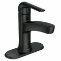 Moen Tilson One-Handle High Arc Bathroom Faucet in Matte Black 84565BL